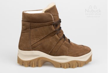 Зимние женские ботинки Top-Hole 026 brown