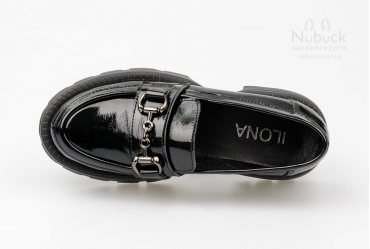 Комфортні жіночі туфлі (лофери) Ilona 310-as34 lack