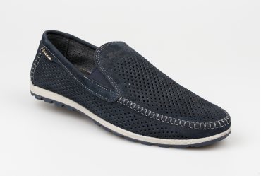 Летние мужские мокасины Maxus F2 navy perf