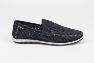Летние мужские мокасины Maxus F2 navy perf