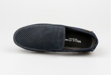 Летние мужские мокасины Maxus F2 navy perf