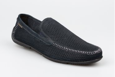 Летние мужские мокасины Maxus F2 navy perf big