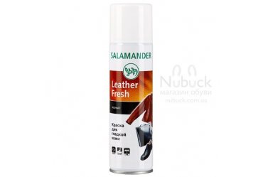 Восстанавливающий аэрозоль-краска для гладкой кожи Salamander Leather Fresh