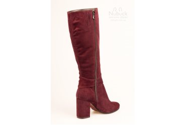 Демисезонные женские сапоги Nivelle 5567-8052 bordo