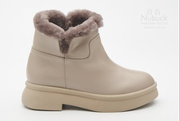 Зимові жіночі черевики (уггі) Nivelle 5683 beige
