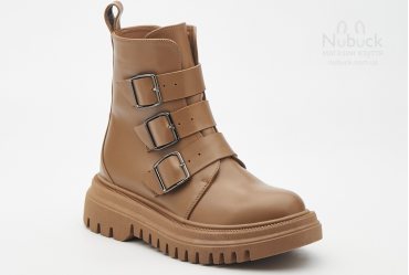 Зимові жіночі черевики Nivelle 8095 tobacco